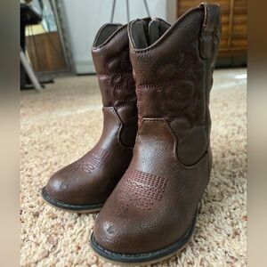 Children's Brown Cowboy Boots